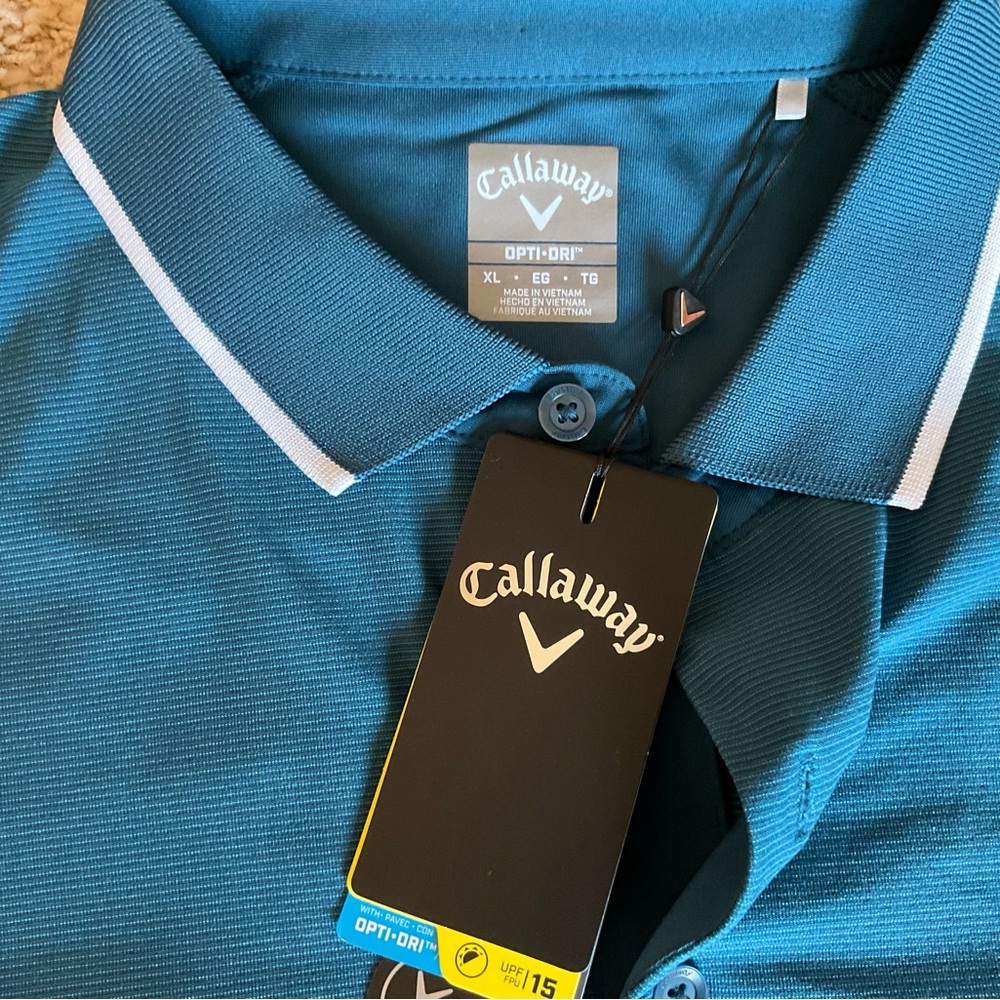 Callaway Men's Teal Polo Shirt